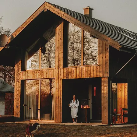 Chalet U Harrego Nad Stawem Sauna, Balia, Rowery, Klimatyzacja,